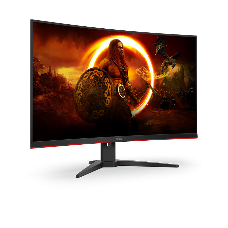 MONITOR AOC 31.5" C32G2ZE Full HD Zakrivljeni. Frameless.16:9,240Hz, 4ms, 300 cd/m2, 4000:1, HDMIx2. DP, vesa - Image 8