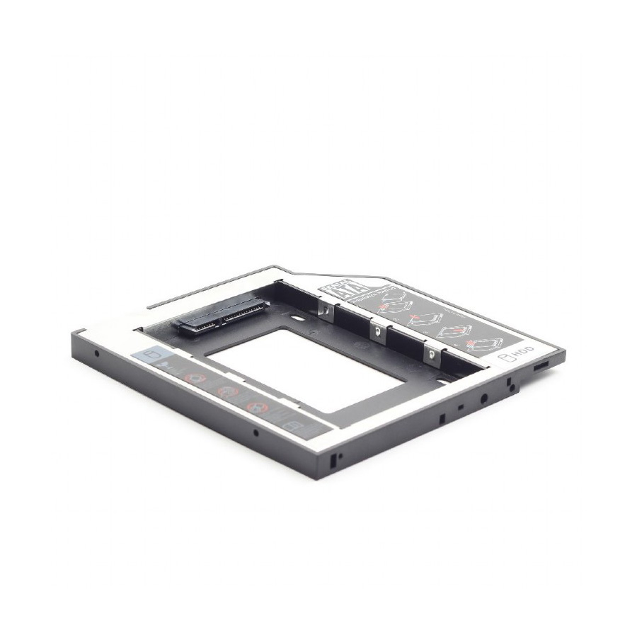 SSD HDD Caddy mobile za notebook univerzalni 9,5mm, 2,5" SSD/HDD, GEMBIRD, MF-95-01 - Image 7