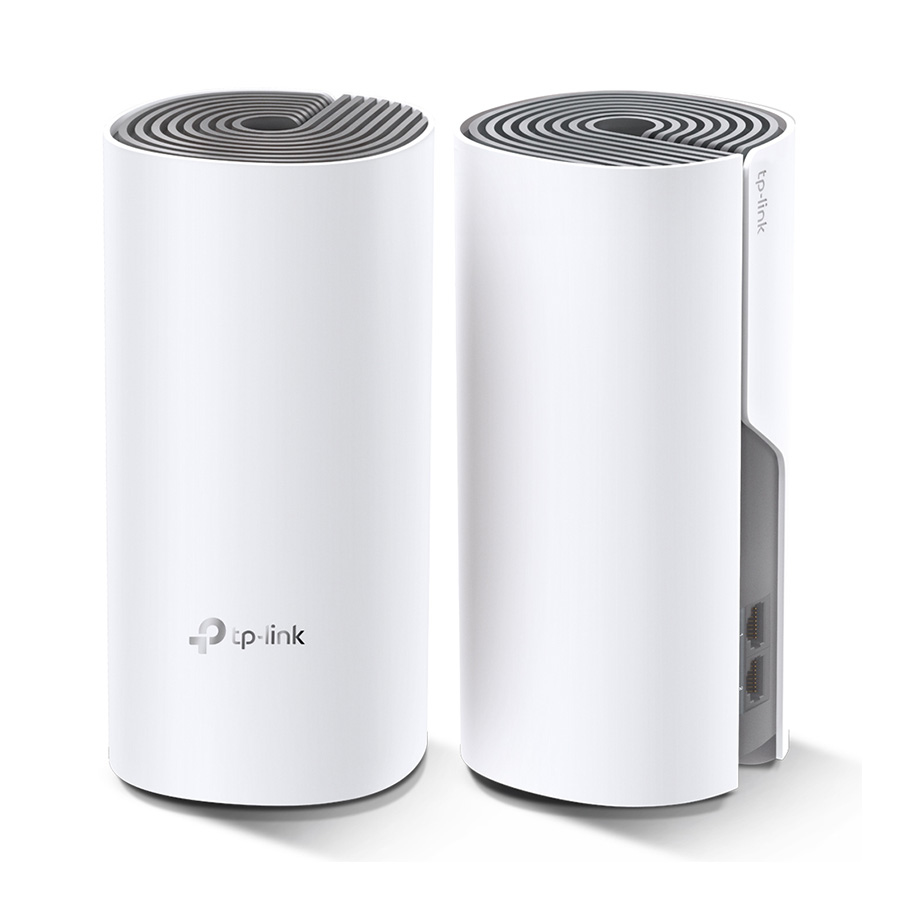 Access Point TP-Link AC1200 Whole-Home Mesh Wi-Fi System, 300Mbps at 2.4GHz, 2 10/100Mbps Ports, 2 internal antennas,MU-MIMO, DECO-E4(2-PACK) - Image 4