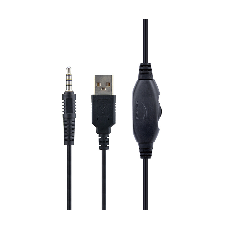 Slušalice sa mikrofonom GEMBIRD gaming RGB, volume control, matte black, PC, PS4, GHS-06 - Image 9