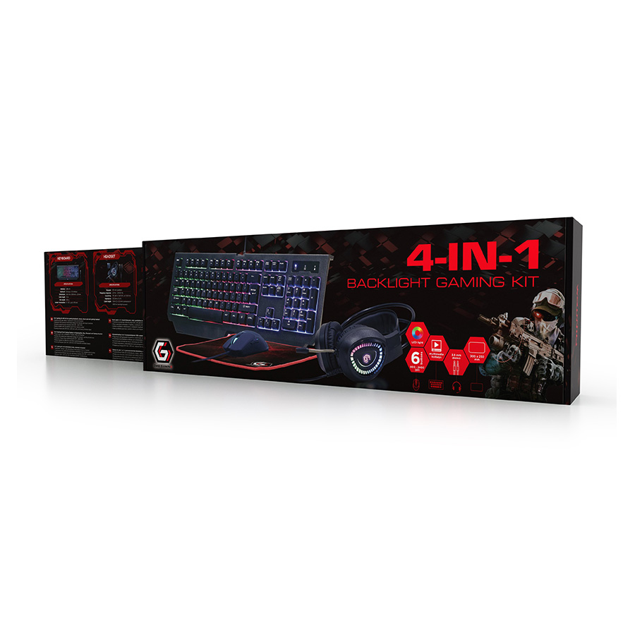RGB tastatura + miš + slušalice + podloga Gaming GEMBIRD, GGS-UMGL4-01, USA layout - Image 3