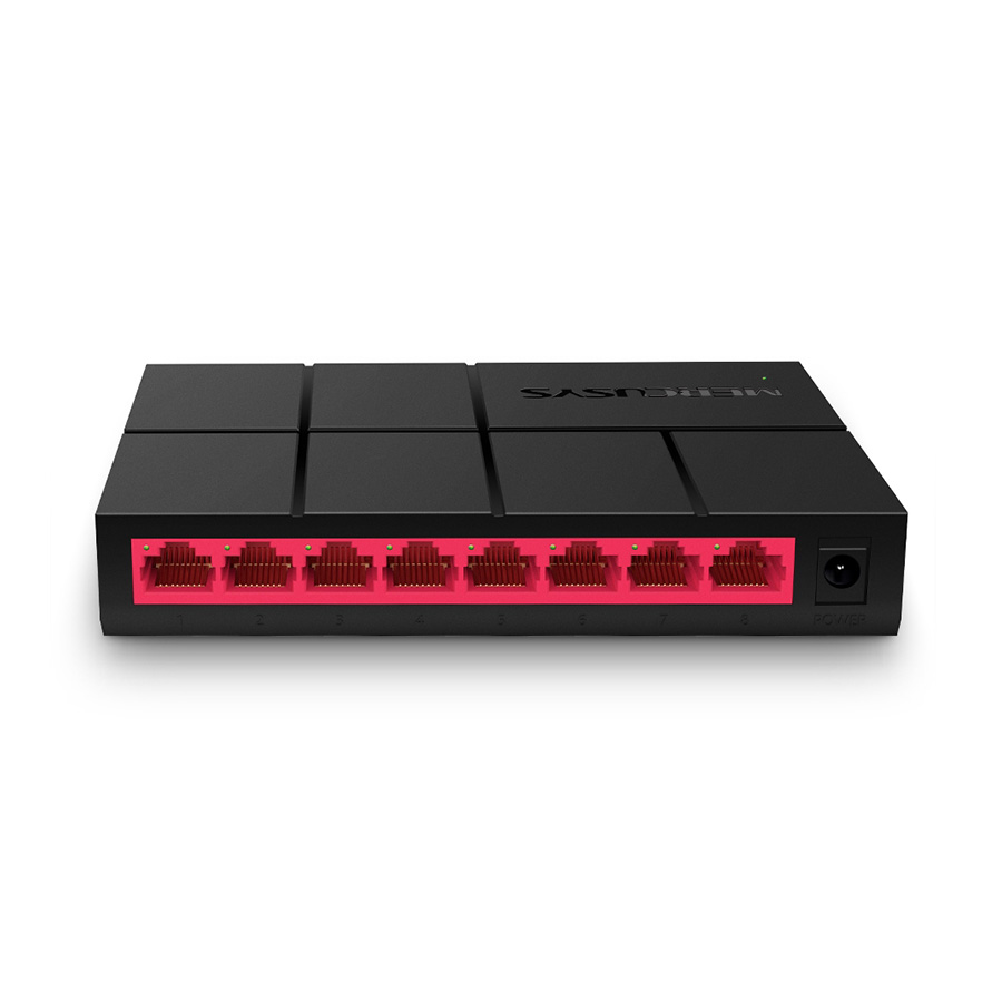 SWITCH MERCUSYS 8 port 10/100/1000M mini Desktop, 8 10/100/1000M RJ45 Ports, Desktop, Plastic case, MS108G, 2Y - Image 3