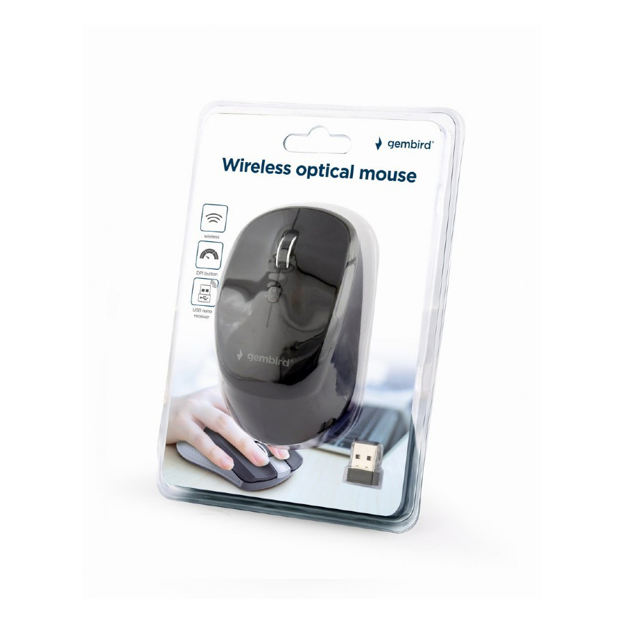 Miš GEMBIRD wireless , optical, black MUSW-4B-05 - Image 4
