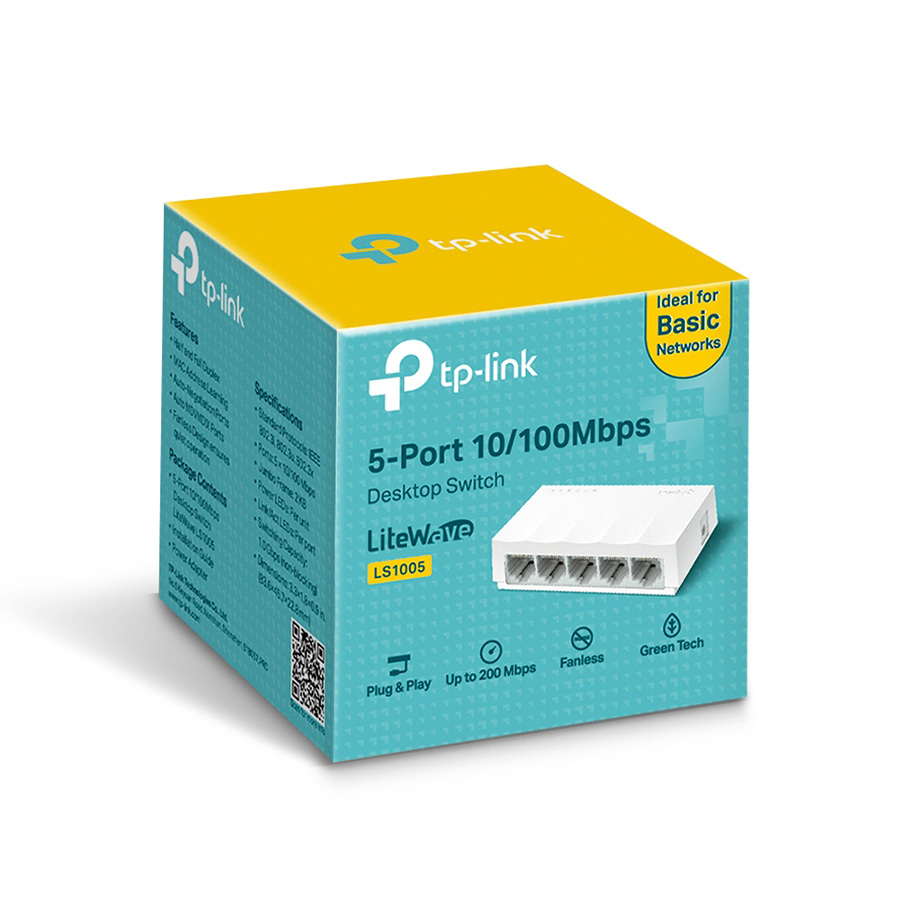 SWITCH 5 portni TP-Link LS1005 LiteWave 5-Port 10/100Mbps - Image 6