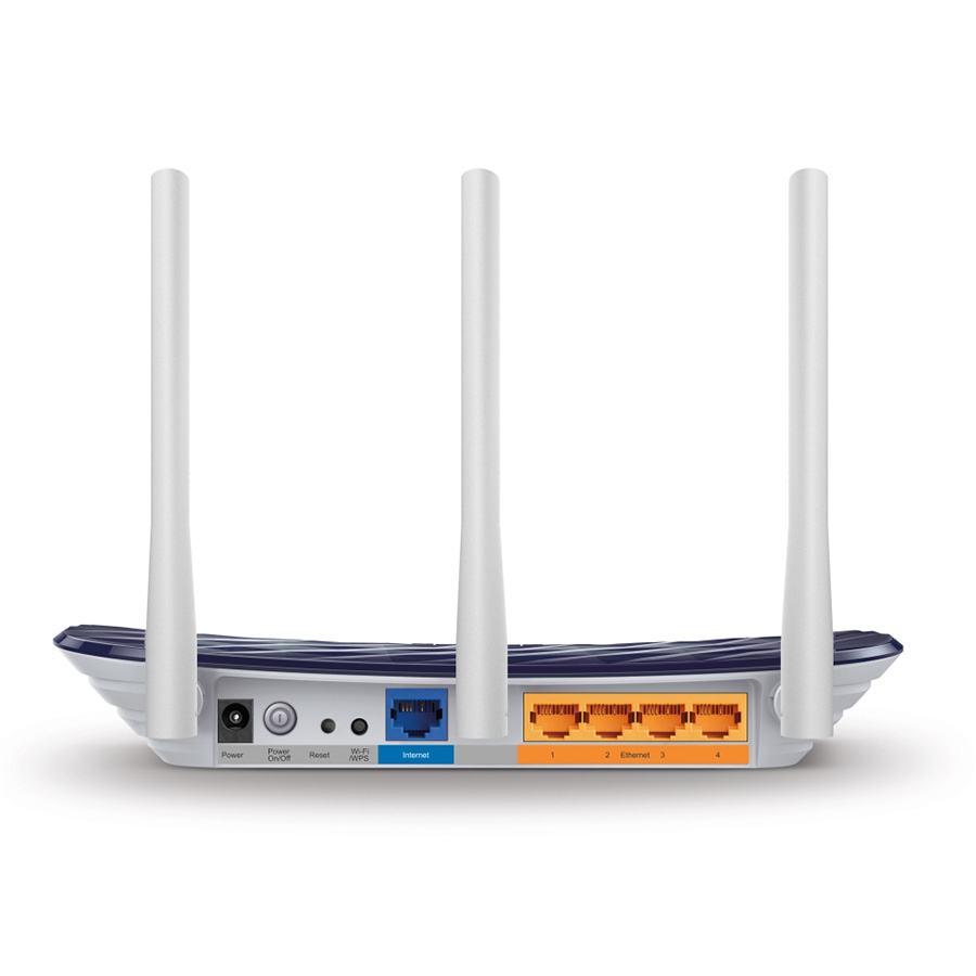 Router TP-Link Archer C20 AC750 Dual Band Wireless Router, Mediatek, 433Mbps at 5GHz + 300Mbps at 2.4GHz, 802.11ac/a/b/g/n,1 x 10/100M WAN + 4 x 10/1 - Image 4