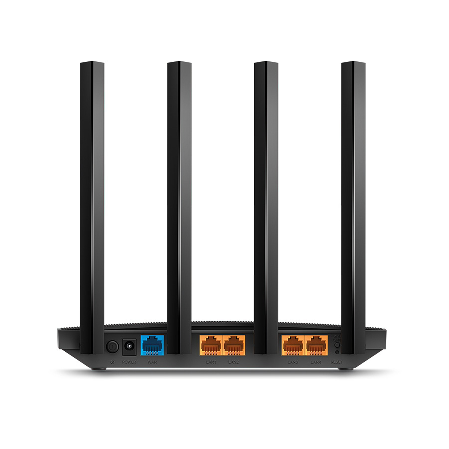 Router TP-Link Archer C80 AC1900 802.11ac Wave2 3×3 MIMO Wi-Fi Router, 1300Mbps at 5GHz + 600Mbps at 2.4GHz, 5 Gigabit Ports,4 antennas, Beamforming,S - Image 4