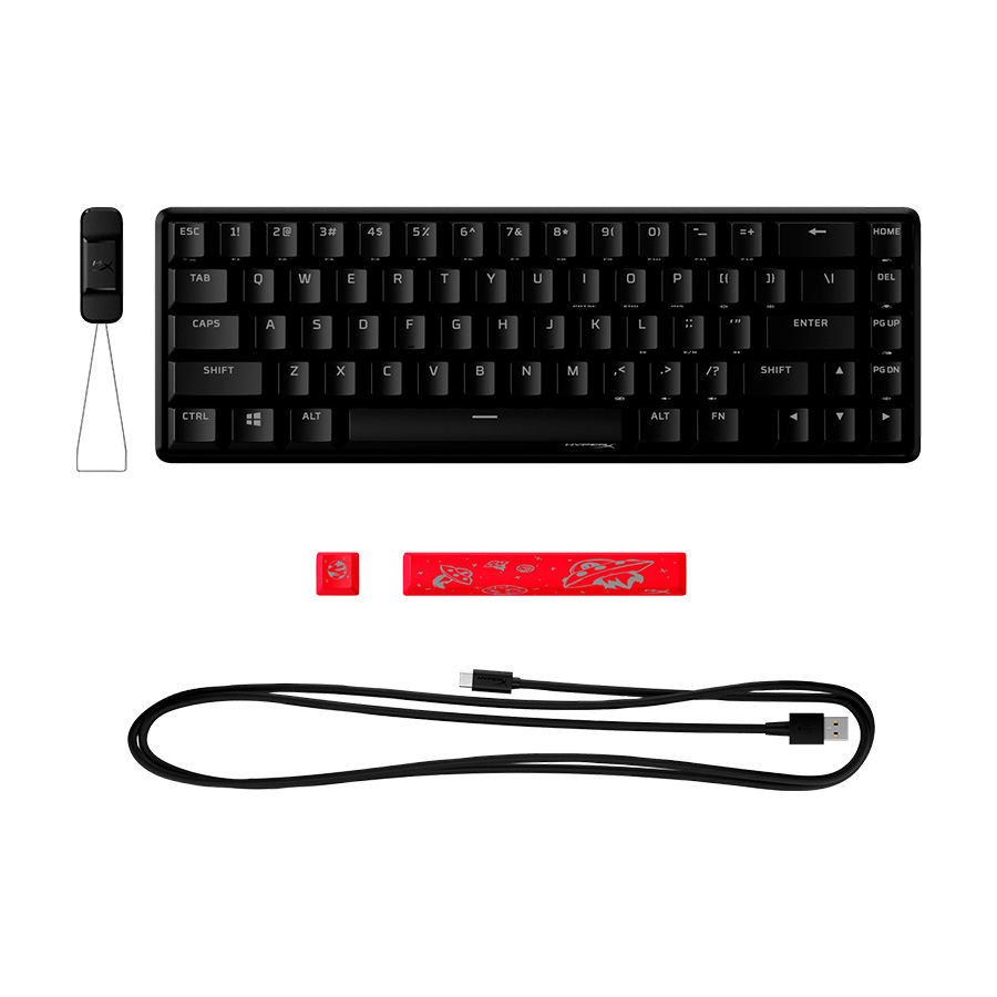 Tastatura HyperX Alloy Origins 65 Mechanical Gaming Keyboard - HX Red (USLayout) 4P5D6AA - Image 8