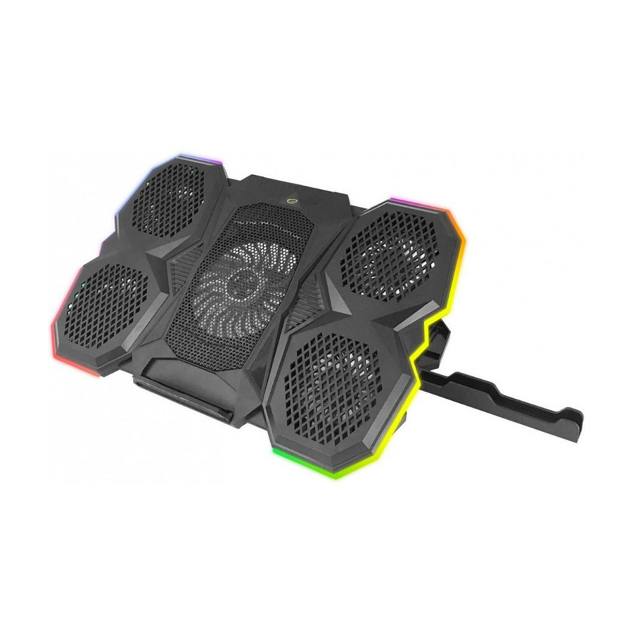 Postolje za notebook gaming ESPERANZA RGB ILLUMINATED WITH MOBILE PHONE STAND BREVA EGC107 - Image 4