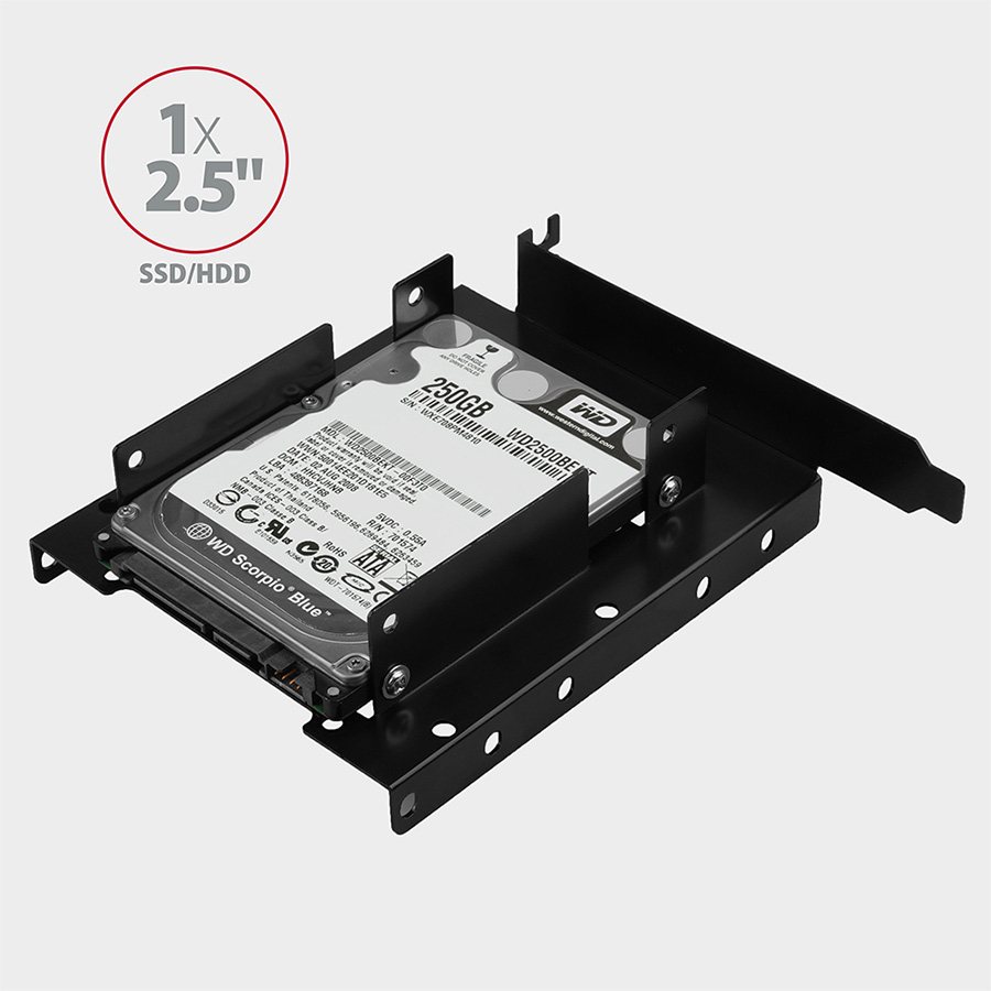 Adapter interni AXAGON RHD-P35 2x2,5" HDD/SSD into PCI position, black - Image 8