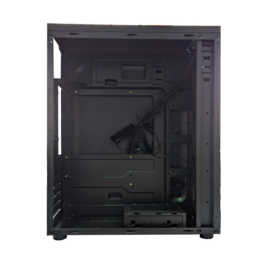 KUĆIŠTE GNC EZ COOL GAMING ND-570 BEZ NAPAJANJA, prozirna stranica, 3x120mm RGB ventilator - Image 12