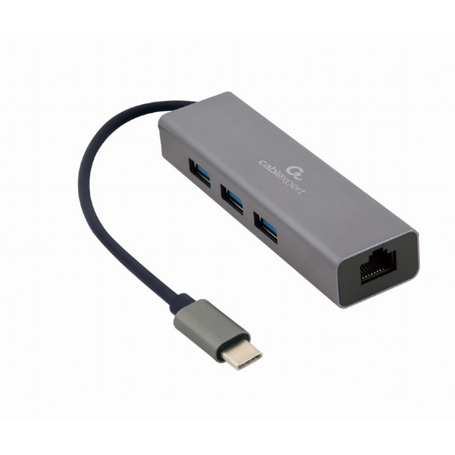 Docking station GEMBIRD USB adapter Type-C Gigabit ethernet 3-port + USB hub 3.1 A-CMU3-LAN-01 - Image 3