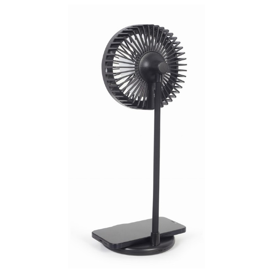 Desktop ventilator sa LED svjetlom + wireless charger GEMBIRD TA-WPC10-LEDFAN-01 - Image 7