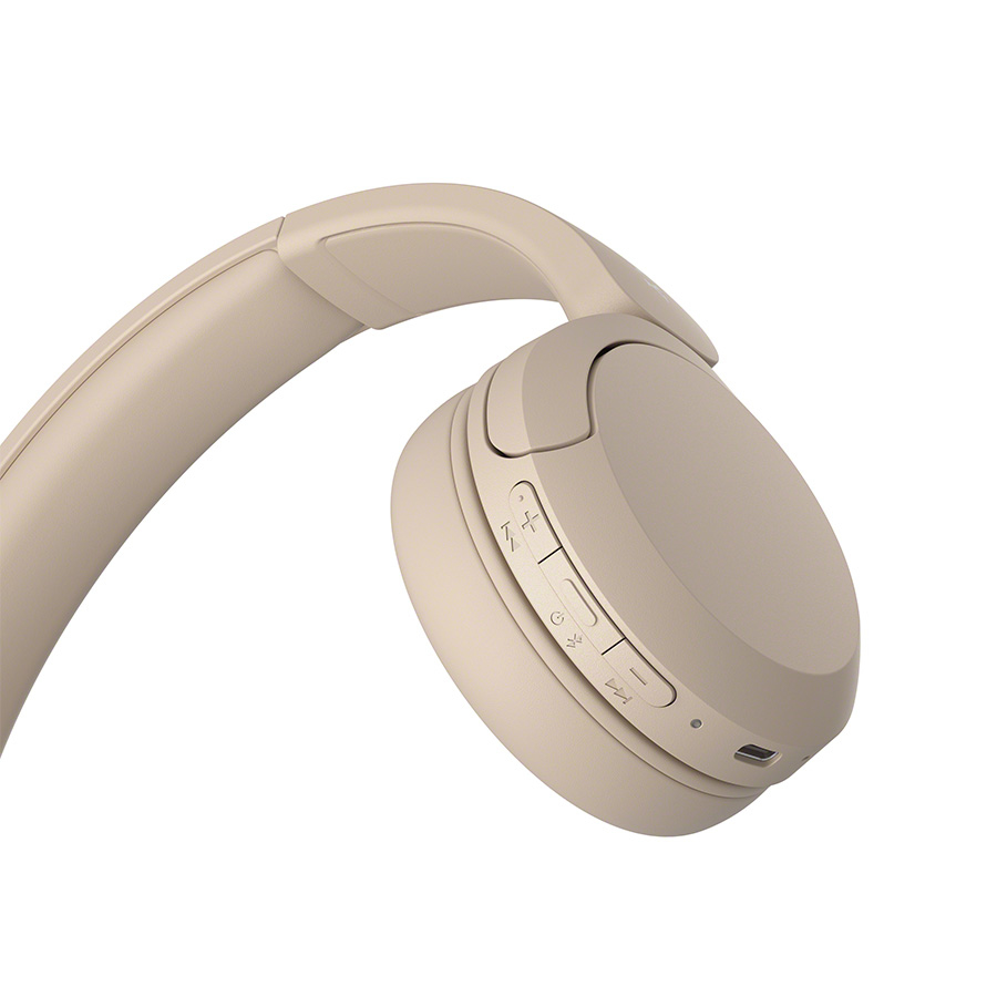 Sony bežične slušalice CH520. baterija do 50h, brzo punjnje. mikrofon. boja beige WHCH520C.CE7 - Image 7