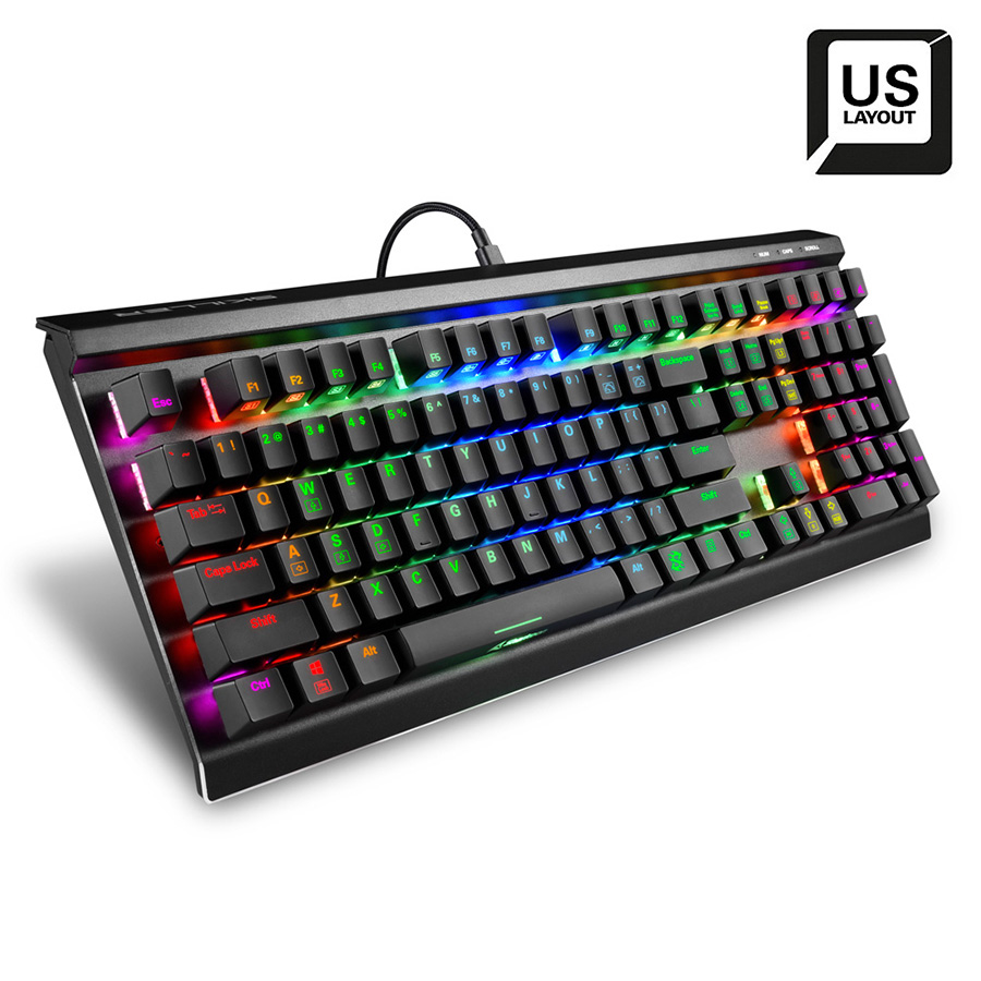 Tastatura SHARKOON gaming mechanical, SKILLER SGK60, Kailh BOX Red Switch Technology - Image 7