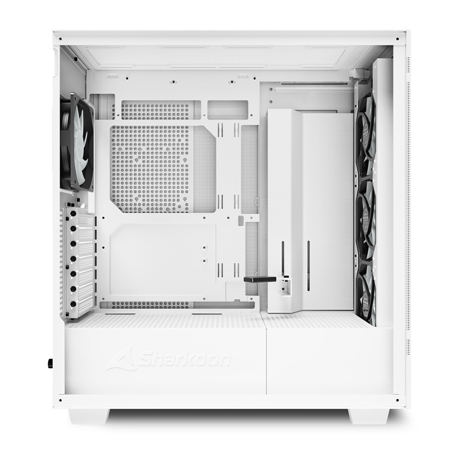 Kućište SHARKOON gaming, Rebel C50 RGB White, ATX, ventilator 4x120mm Addressable RGB - Image 13