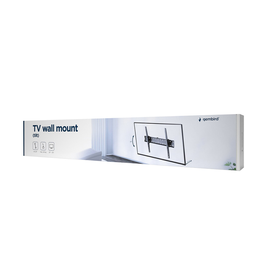 Zidni nosač GEMBIRD WM-70T-02 nagib, 37”-70” - Image 6
