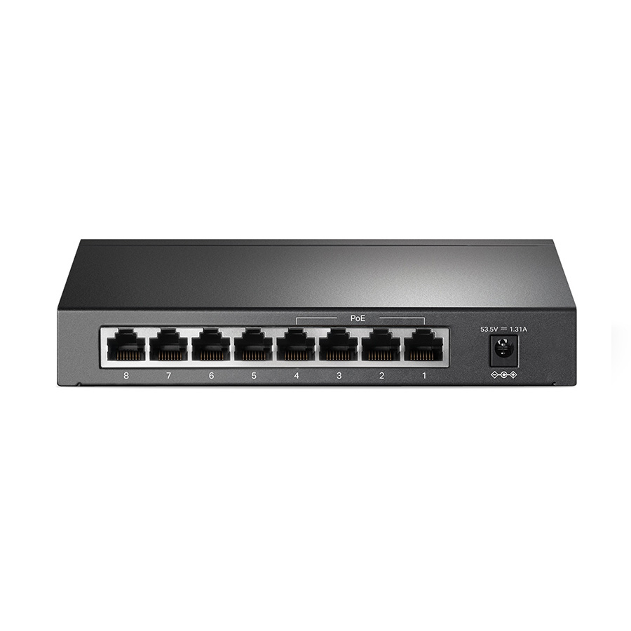 SWITCH TP-Link TL-SG1008P 8-Port Gigabit Desktop Switch with 4-Port PoE+, 64W PoE Power supply, Supports PoE power up to 30 W for each PoE port, 802.1 - Image 6