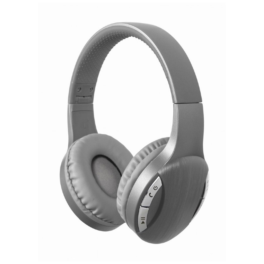Slušalice bluetooth GEMBIRD BTHS-01-SV, silver, Multifunction button, volume control - Image 3