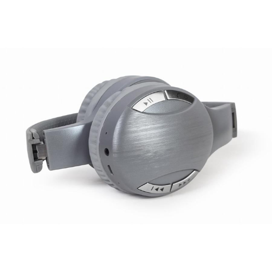 Slušalice bluetooth GEMBIRD BTHS-01-SV, silver, Multifunction button, volume control - Image 4