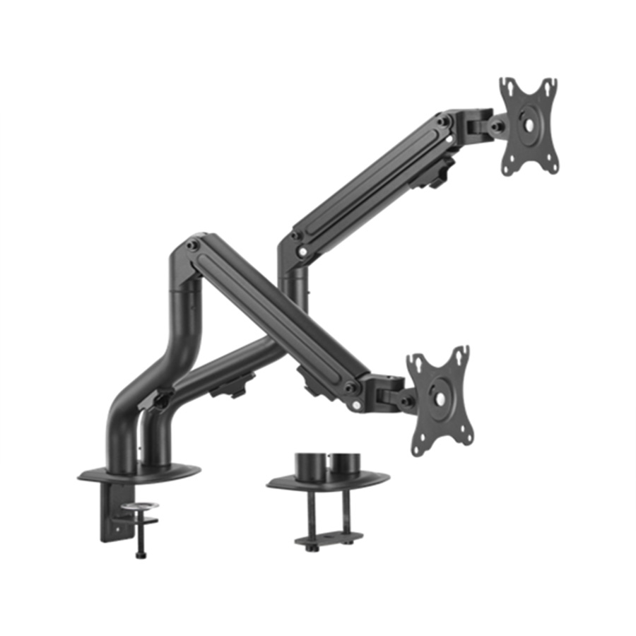 NOSAČ ZA DVA MONITORA GEMBIRD MA-DA2-02, montaža na stol, (tilting), 17”-32”, up to 8 kg - Image 4