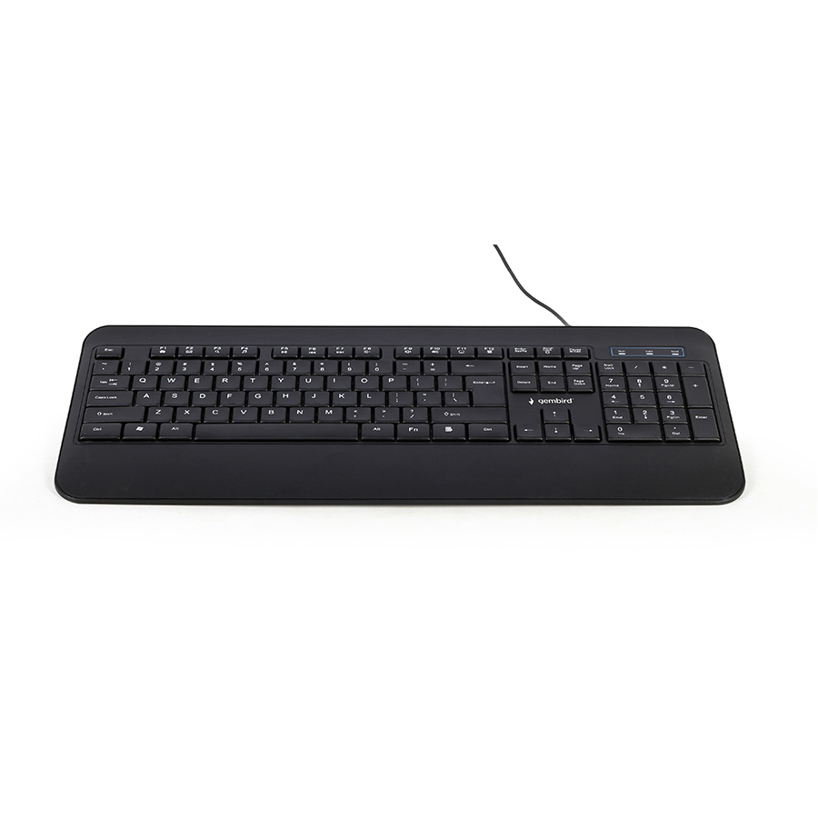 Tastatura GEMBIRD, KB-UML-03 Slim Rainbow backlight multimedia keyboard, USB, USA layout - Image 7