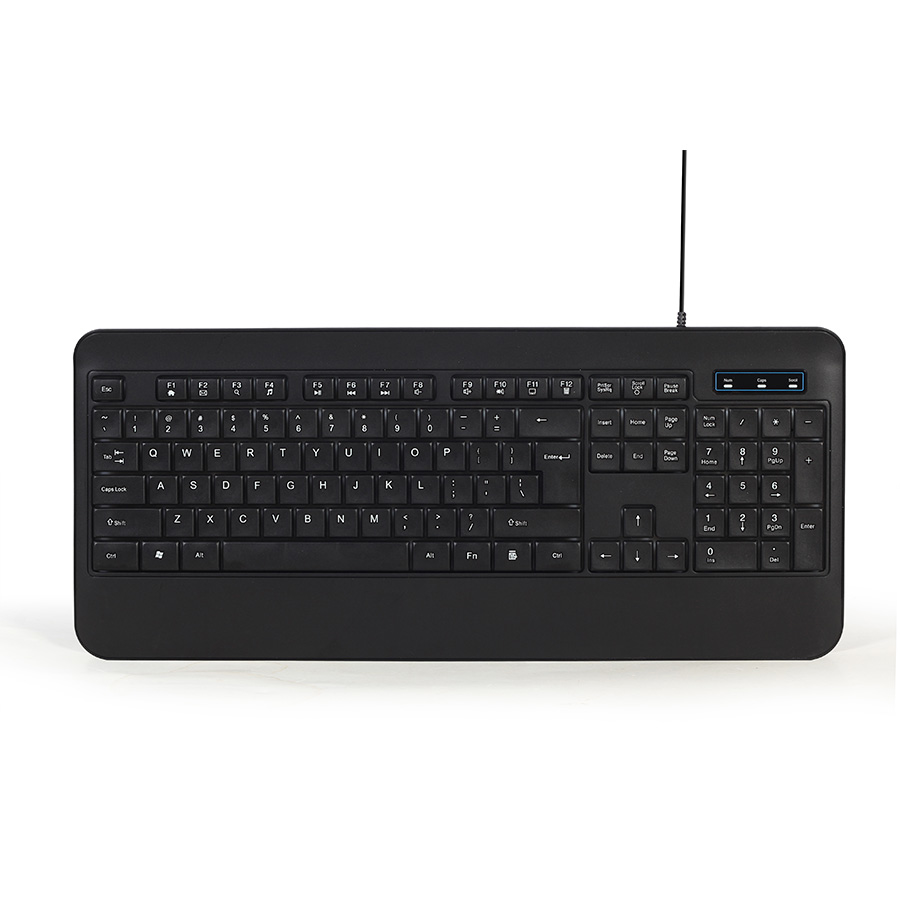 Tastatura GEMBIRD, KB-UML-03 Slim Rainbow backlight multimedia keyboard, USB, USA layout - Image 8