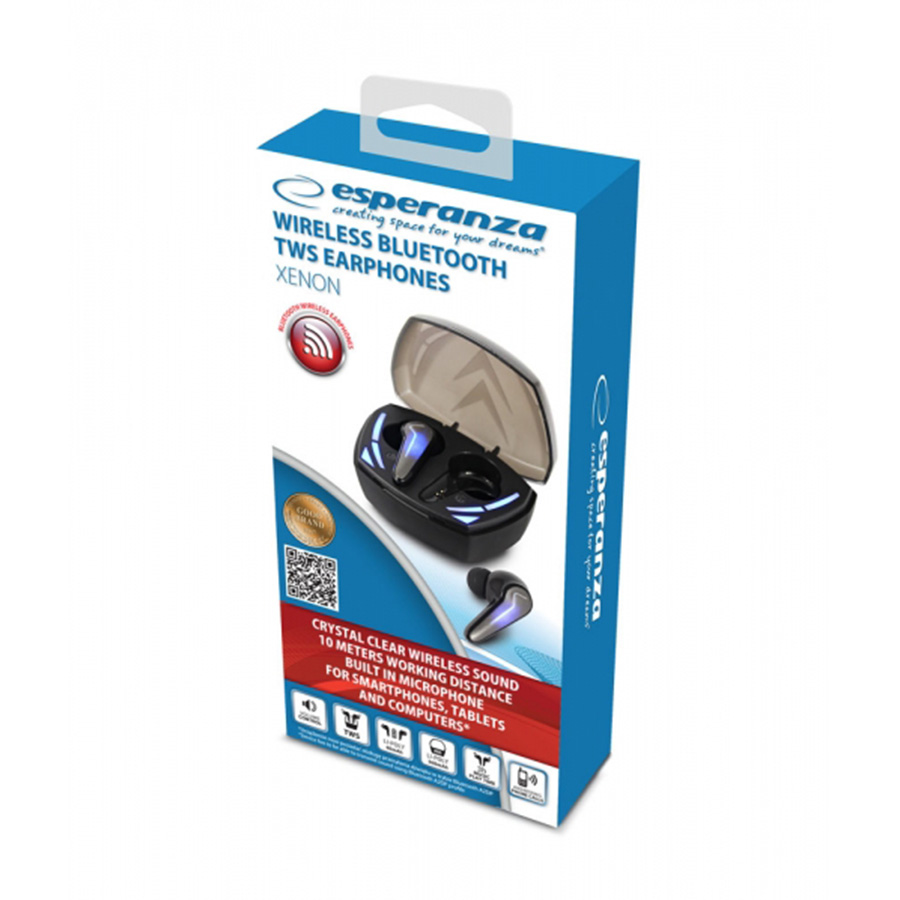 Slušalice bluetooth sa mikrofonom ESPERANZA XENON WIRELESS BLUETOOTH TWS, EH232K - Image 12