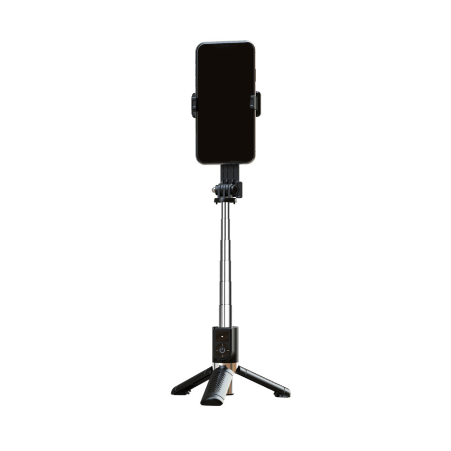 SELFIE STICK MINI - S ODVOJIVIM BLUETOOTH DALJINSKIM UPRAVLJAČEM I STATIVOM - P08 CRNI - Image 2