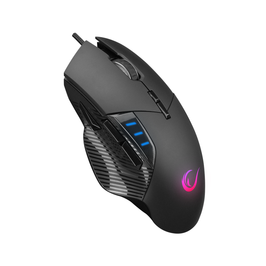 Miš gaming RAMPAGE SMX-R83 X-FORCE black, USB, 10000dpi, RGB - Image 9