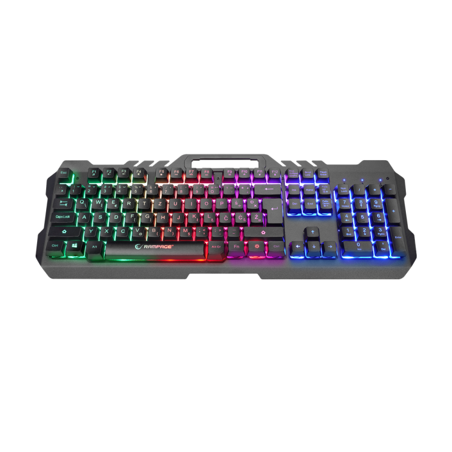 Tastatura gaming RAMPAGE KB-R57 X-JAMMER Rainbow sa pozadinskim osvetljenjem USB BiH LC Layout, 37444 - Image 7
