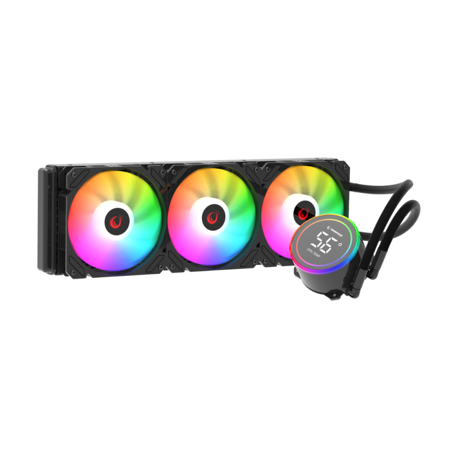 CPU hladnjak AIO Liquid RAMPAGE HELIOS C17 12cm ventilator Intel LGA1700/AMD AM5 ARGB 360mm - Image 3