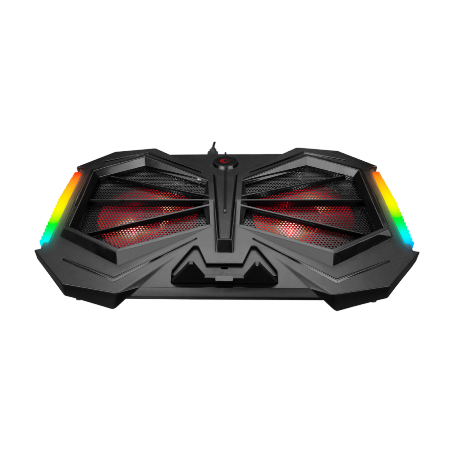 Postolje za notebook gaming RAMPAGE 15"-17"Addison AD-RC11 SPIDER black, ventilator 2x, USB 2x, RGB - Image 9
