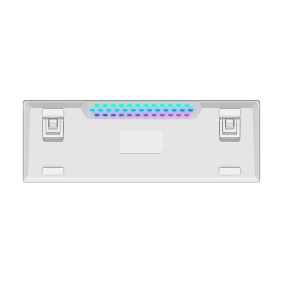 Tastatura gaming RAMPAGE RADIANT K11 white, blue switch, Type-C, RGB, US Layout, pudding keycaps, 38970 - Image 14