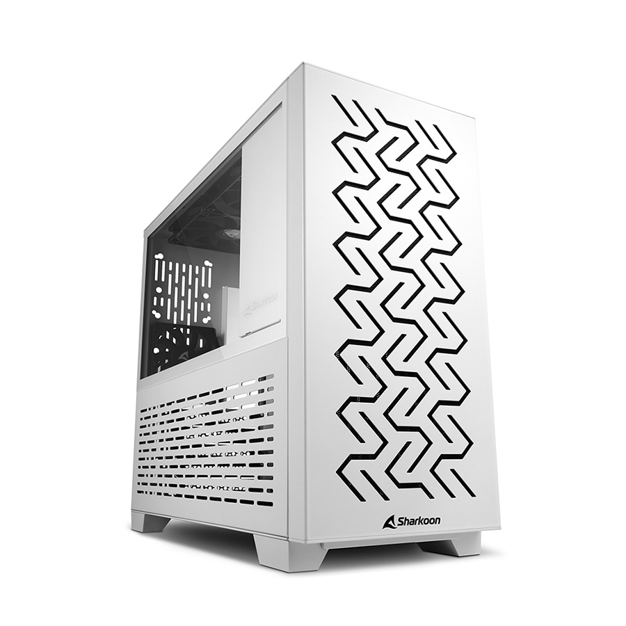 Kućište SHARKOON gaming, MS-Z1000 wh, white, ventilatori 1x80mm PWM, 3x120mm PWM, Micro-ATX - Image 10