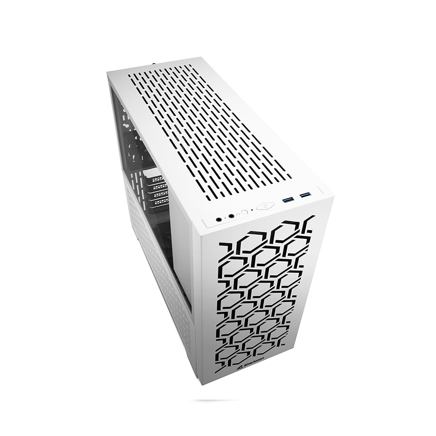 Kućište SHARKOON gaming, MS-Y1000 wh, white, ventilatori 1x80mm PWM, 3x120mm PWM, Micro-ATX - Image 12