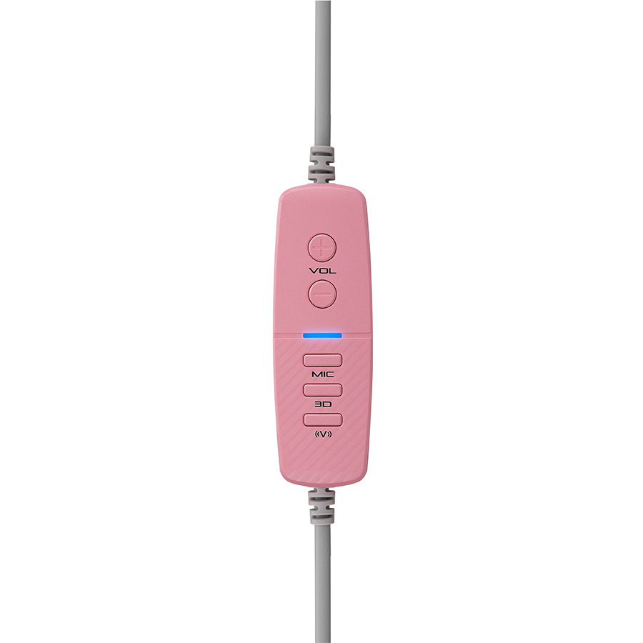 Slušalice sa mikrofonom gaming RAMPAGE RM-K1 PULSAR pink, USB, 7.1 Surround+Vibration, RGB, dugi fleksibilni mikrofon, 36130 - Image 15