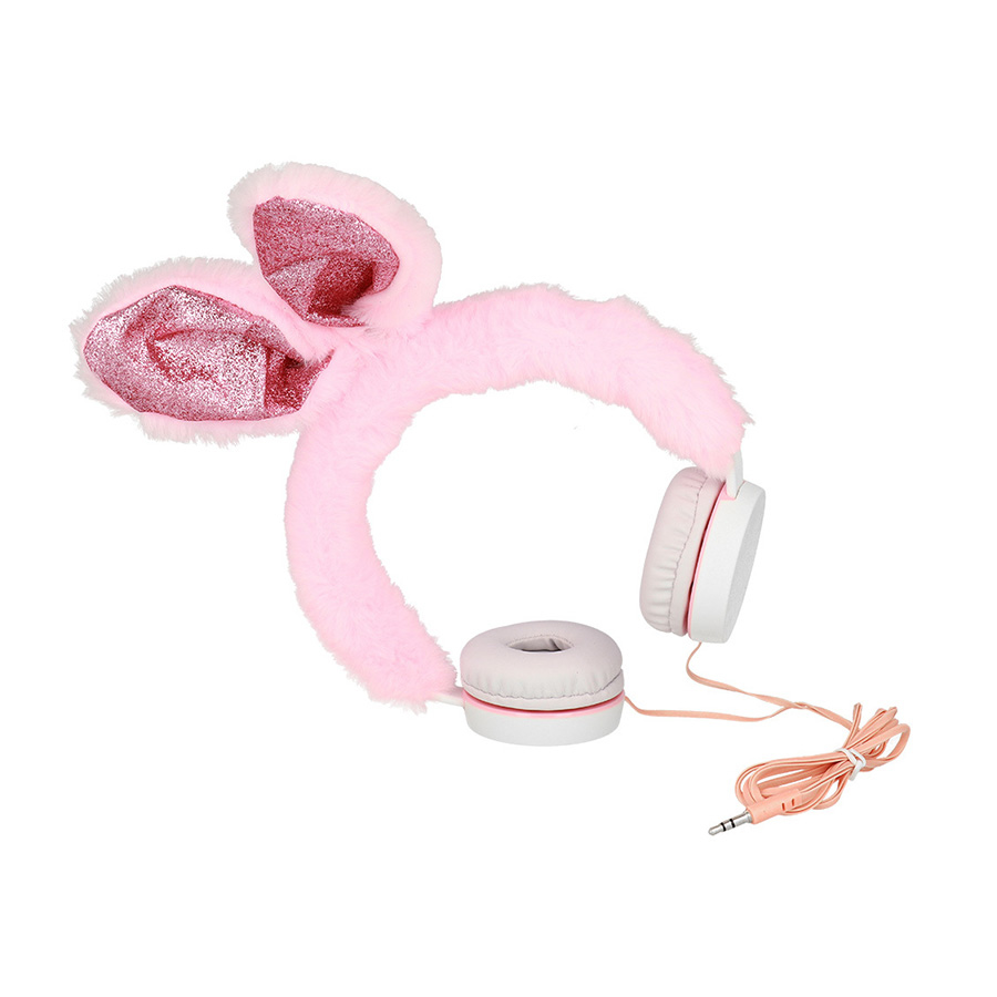 SLUŠALICE GJBY - PLIŠANI ZEKO PINK - Image 2