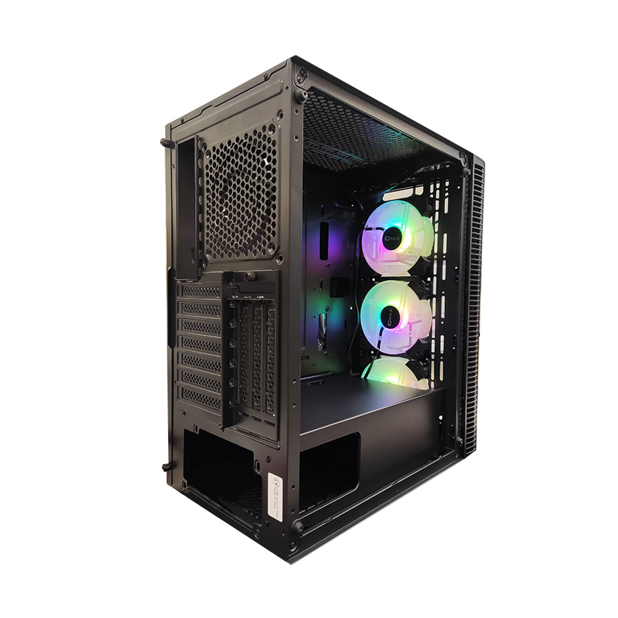 Kucište IG-MAX X3805-A06 GIANT GLASS, E-ATX, ventilator RGB 3x 120mm, 3xUSB, audio panel - Image 9