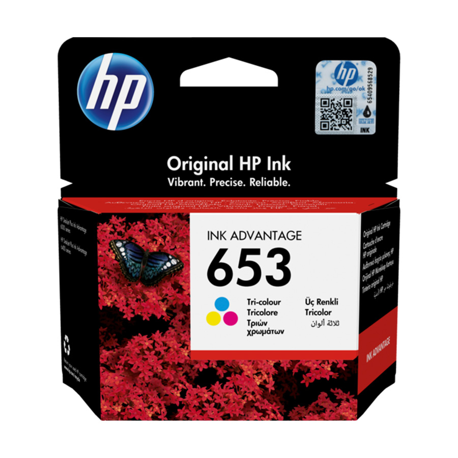 Tinta HP 653 Tri-color Original 3YM74AE za model DeskJet 2876 - Image 2