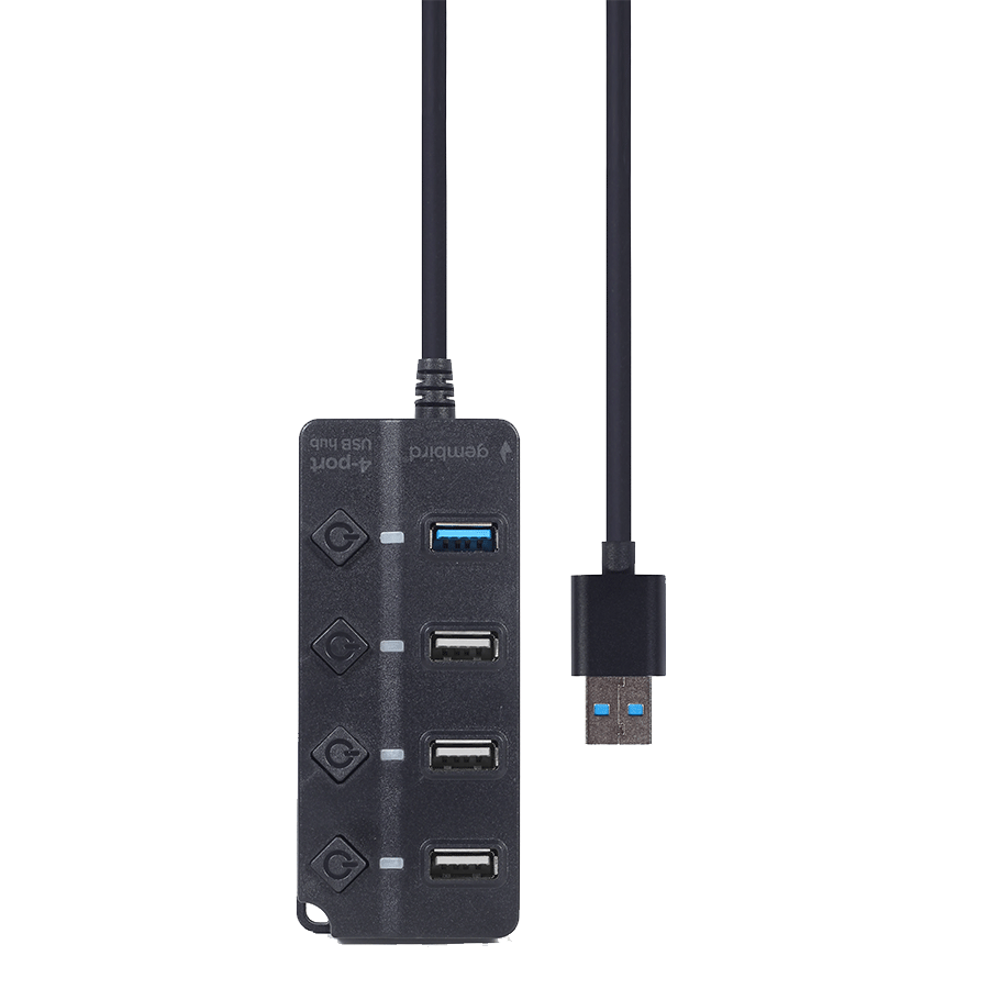 USB HUB 4-port 1 x USB 3.1 + 3 x USB 2.0 GEMBIRD UHB-U3P1U2P3P-01 - Image 8