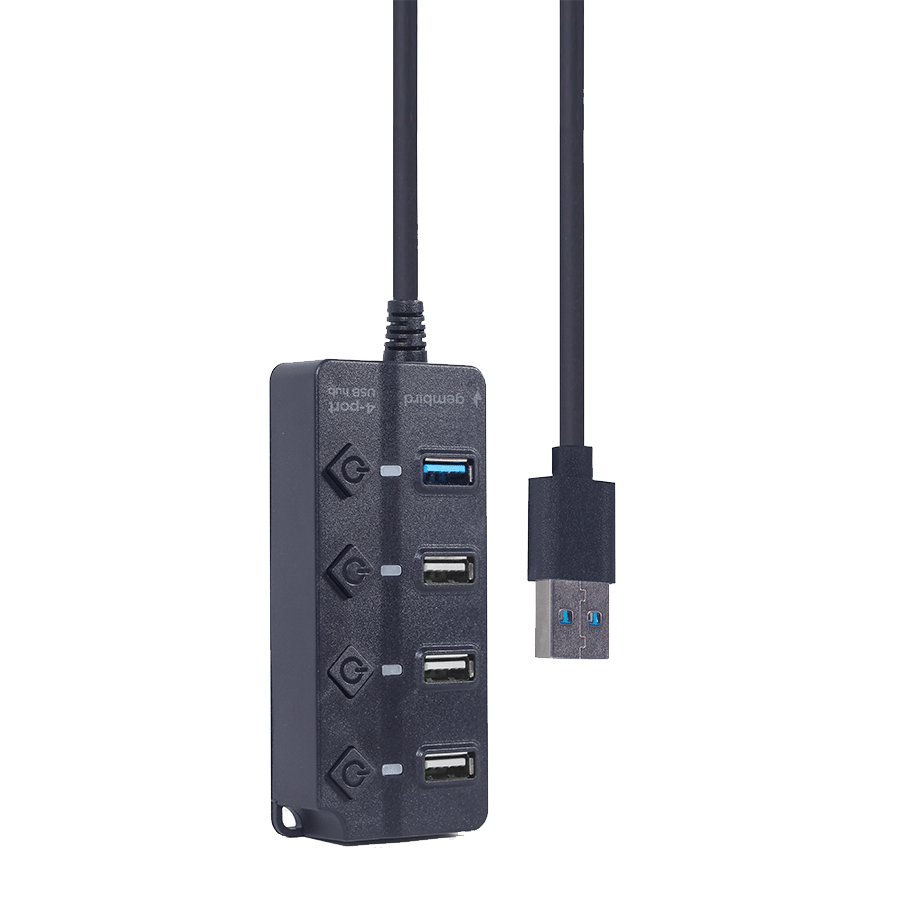 USB HUB 4-port 1 x USB 3.1 + 3 x USB 2.0 GEMBIRD UHB-U3P1U2P3P-01 - Image 9