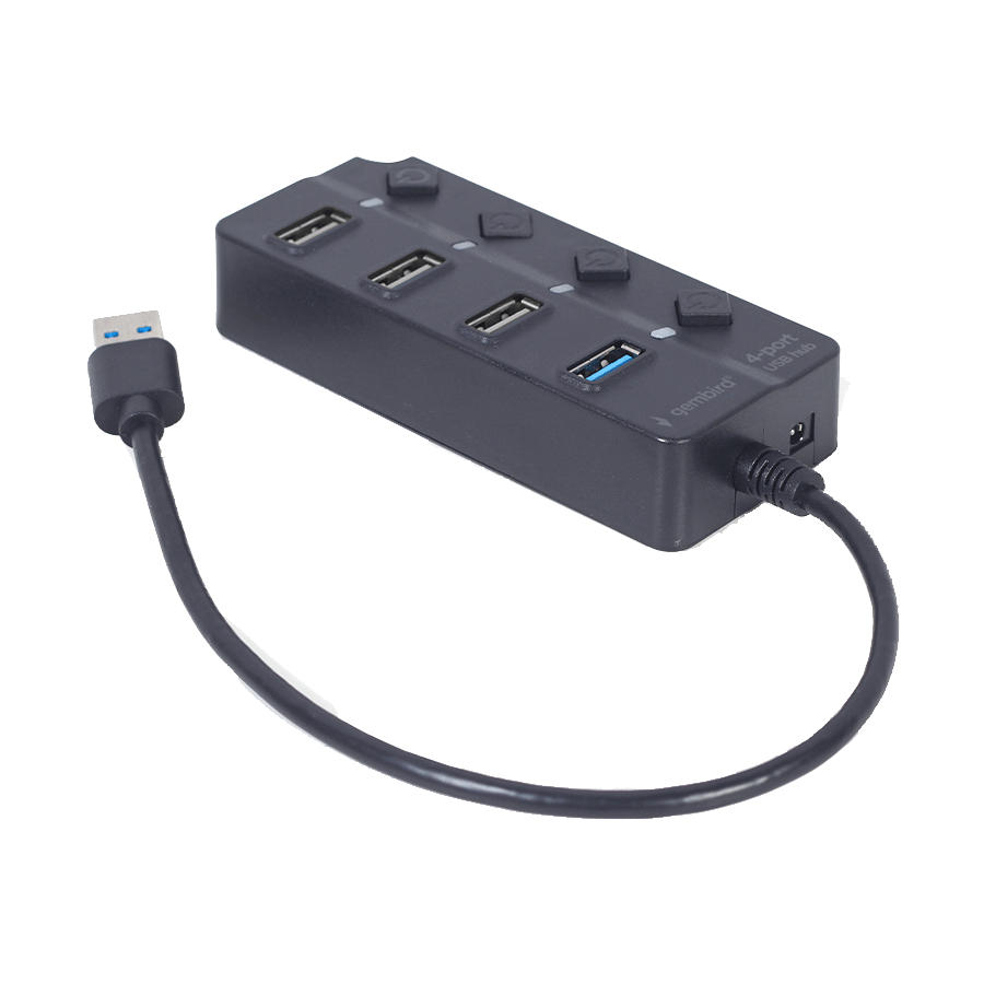 USB HUB 4-port 1 x USB 3.1 + 3 x USB 2.0 GEMBIRD UHB-U3P1U2P3P-01 - Image 11