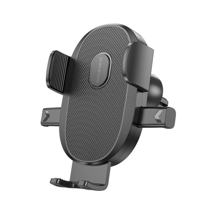 Univerzalni auto držač nosač za mobitel BOROFONE BH92 Grand one-button car air outlet black - Image 2