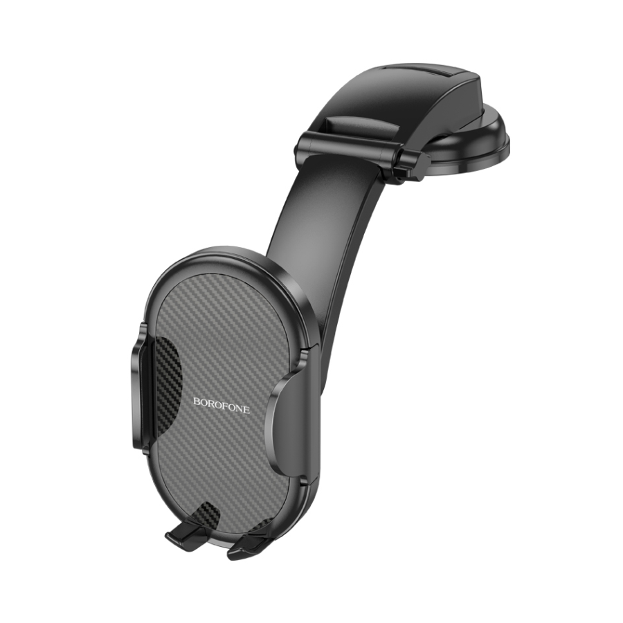 Univerzalni auto držač nosač za mobitel BOROFONE BH73 Charm press type center console car black - Image 2
