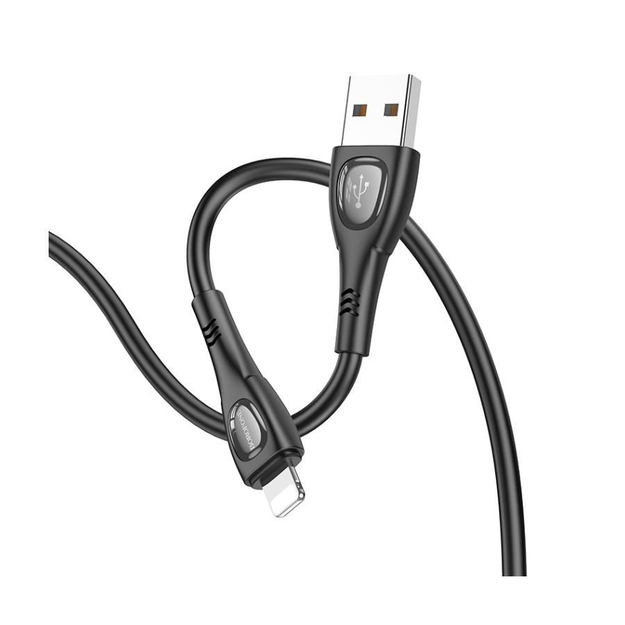 USB kabal 1m BOROFONE BX98 iPhone/lightning Superior charging data black - Image 2