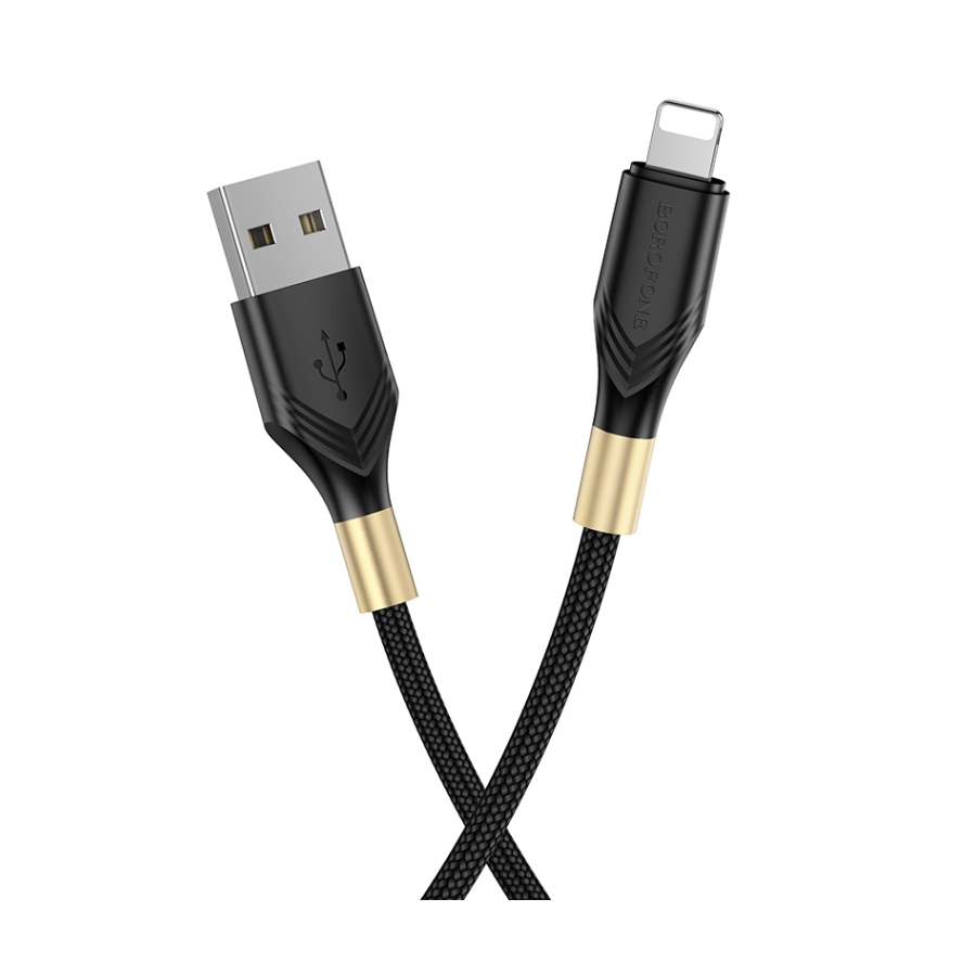 USB kabal 1m BOROFONE BX92 Advantage charging data iPhone/lightning black - Image 2