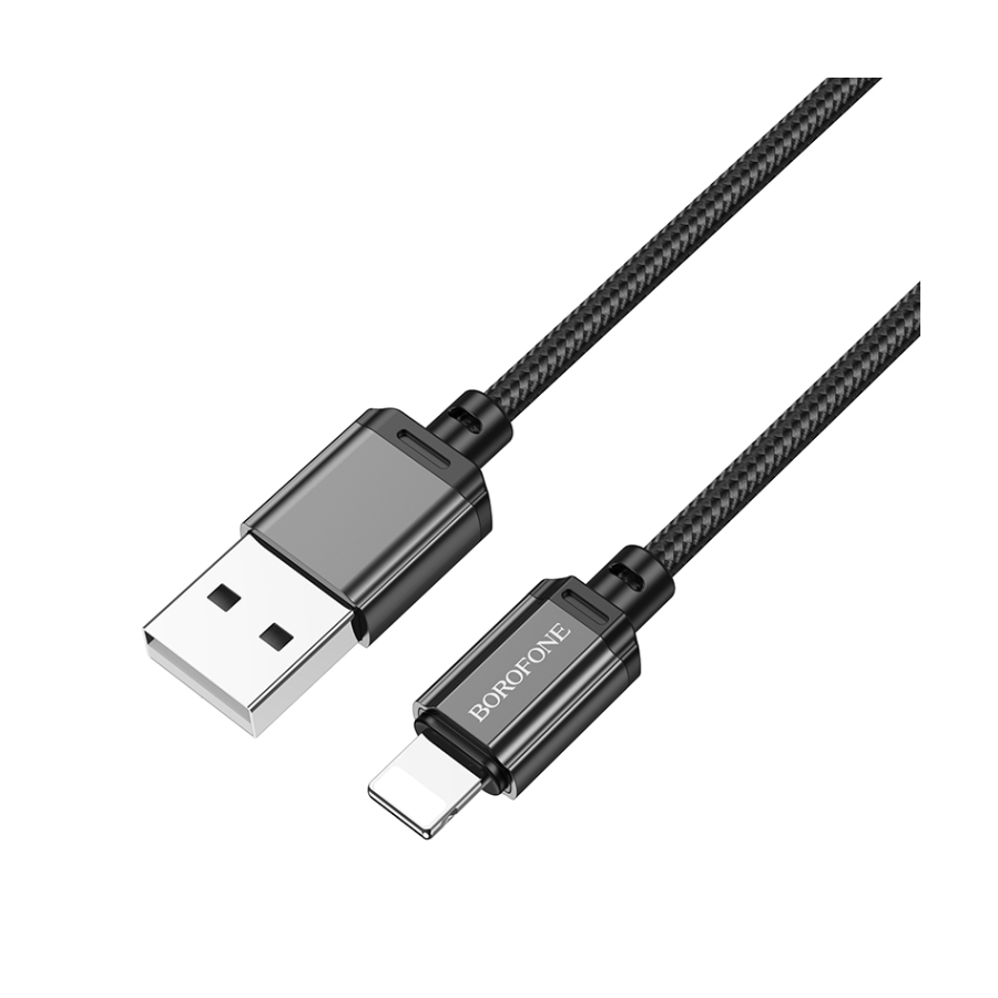 USB kabal 1m BOROFONE BX87 Sharp charging data iPhone/lightning black - Image 2
