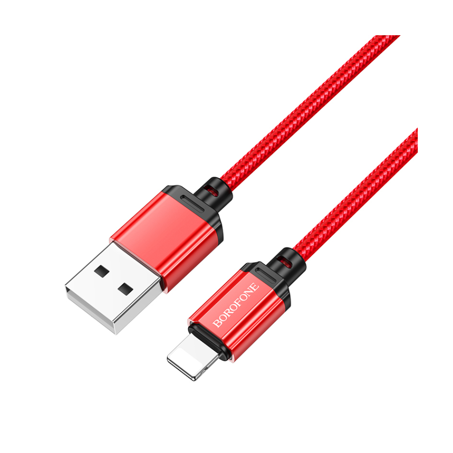 USB kabal 1m BOROFONE BX87 Sharp charging data iPhone/lightning red - Image 2