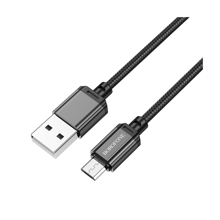 USB kabal 1m BOROFONE BX87 Sharp charging data Micro black - Image 2
