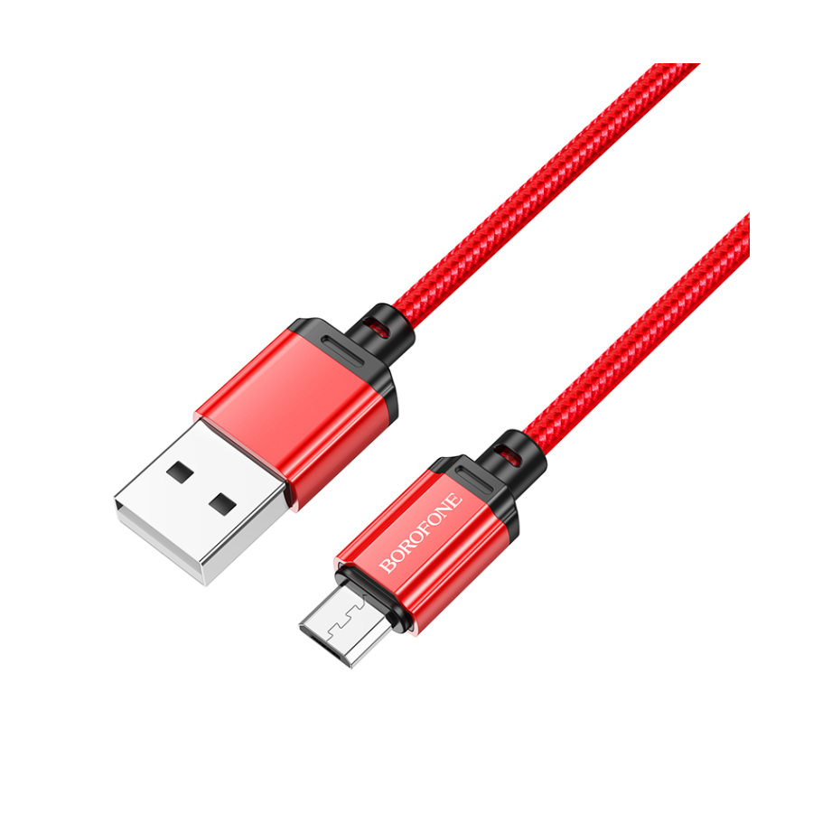 USB kabal 1m BOROFONE BX87 Sharp charging data Micro red - Image 2